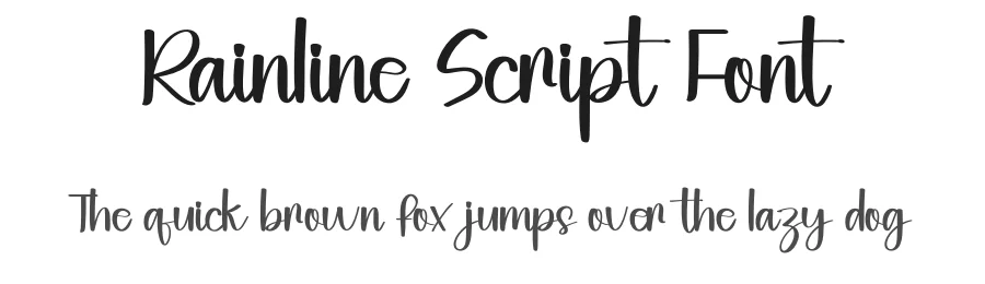 Rainline Script Font by inermediaSTUDIO — Script Handwritten Font