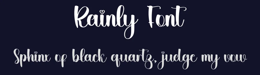 Rainly Font by inermediaSTUDIO — Script Handwritten Font — thumbnail 2