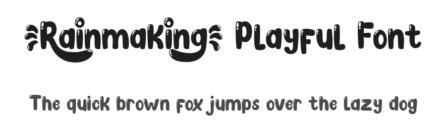 Rainmaking Playful Font by Madatype Studio — Display Font