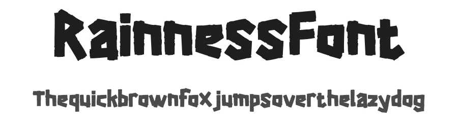 Rainness Font by pentagonistudio — Display Font