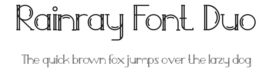 Rainray Font Duo by edricstudio — Script Handwritten Font