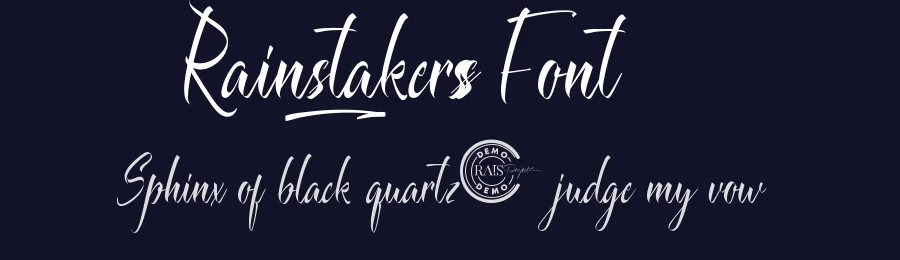 Rainstakers Font by RaisProject — Script Handwritten Font — thumbnail 2