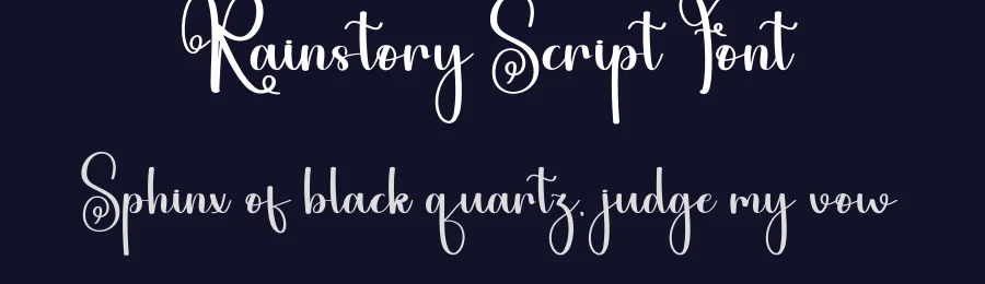 Rainstory Script Font by andikastudio — Script Handwritten Font — thumbnail 2