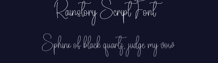 Rainstory Script Font by creativeletter — Script Handwritten Font — thumbnail 2