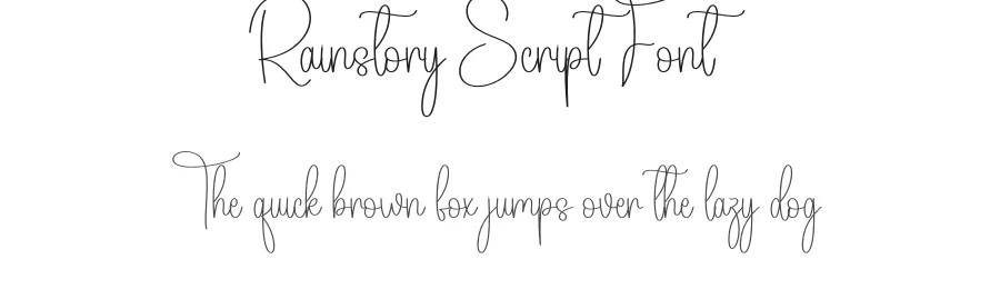 Rainstory Script Font by creativeletter — Script Handwritten Font