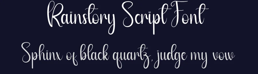 Rainstory Script Font by andikastudio — Script Handwritten Font — thumbnail 2