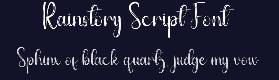 Rainstory Script Font by andikastudio — Script Handwritten Font — thumbnail 2