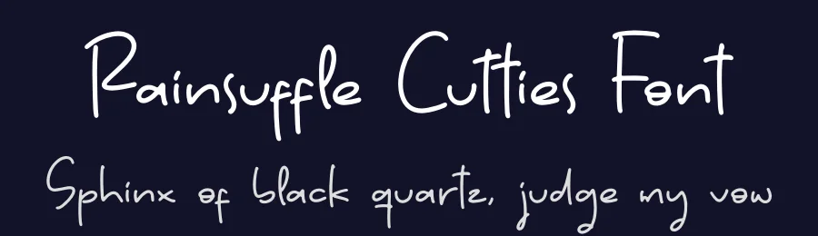 Rainsuffle Cutties Font by letterfabric — Display Font — thumbnail 2
