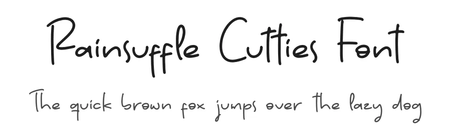 Rainsuffle Cutties Font by letterfabric — Display Font