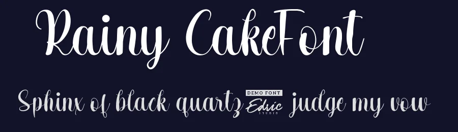 Rainy Cake Font by edricstudio — Script Handwritten Font — thumbnail 2