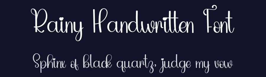 Rainy Handwritten Font by inermediaSTUDIO — Script Handwritten Font — thumbnail 2