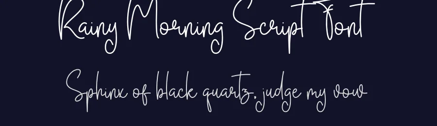 Rainy Morning Script Font by creativeletter — Script Handwritten Font — thumbnail 2