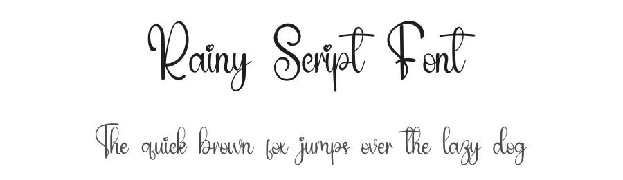 Rainy Script Font by inermediaSTUDIO — Script Handwritten Font