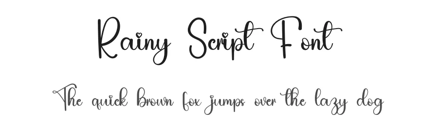 Rainy Script Font by inermediaSTUDIO — Script Handwritten Font