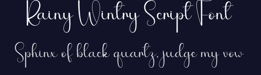 Rainy Wintry Script Font by andikastudio — Script Handwritten Font — thumbnail 2