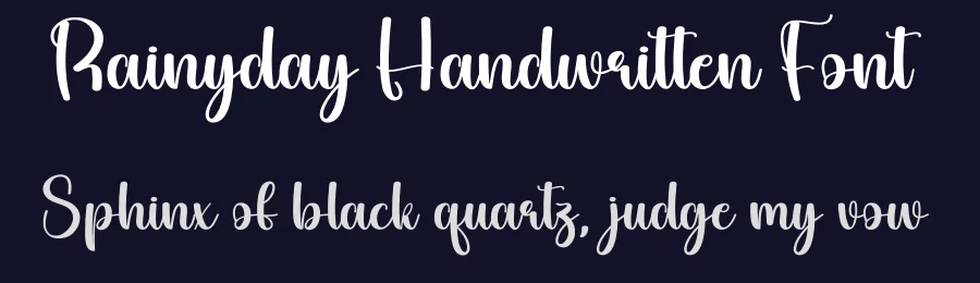 Rainyday Handwritten Font by andikastudio — Script Handwritten Font — thumbnail 2