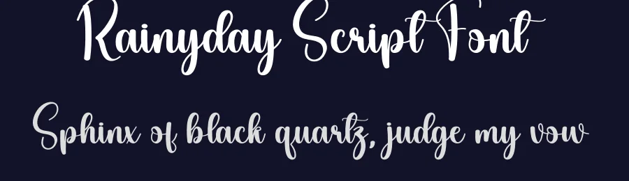 Rainyday Script Font by andikastudio — Script Handwritten Font — thumbnail 2