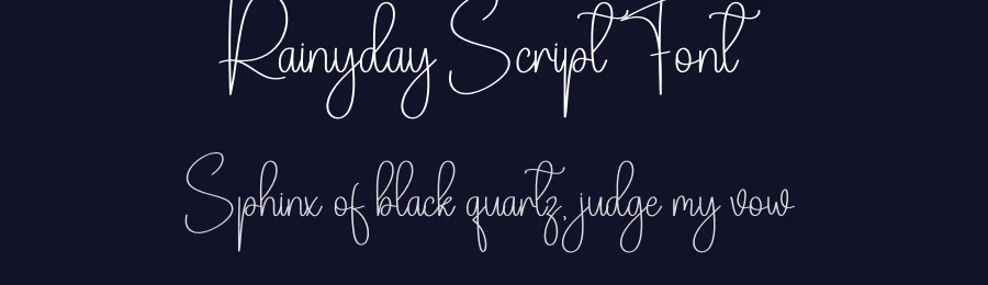 Rainyday Script Font by creativeletter — Script Handwritten Font — thumbnail 2