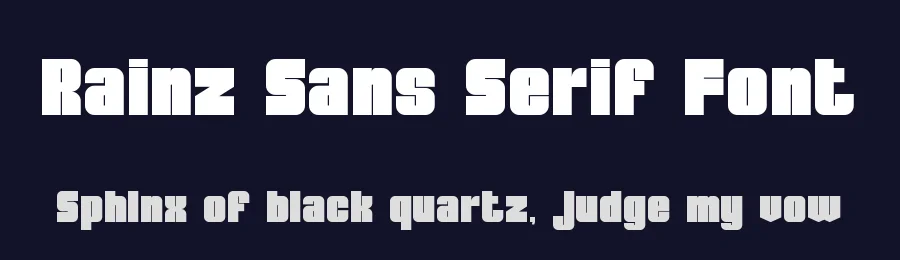 Rainz Sans Serif Font by ErmediaStudio — Display Font — thumbnail 2