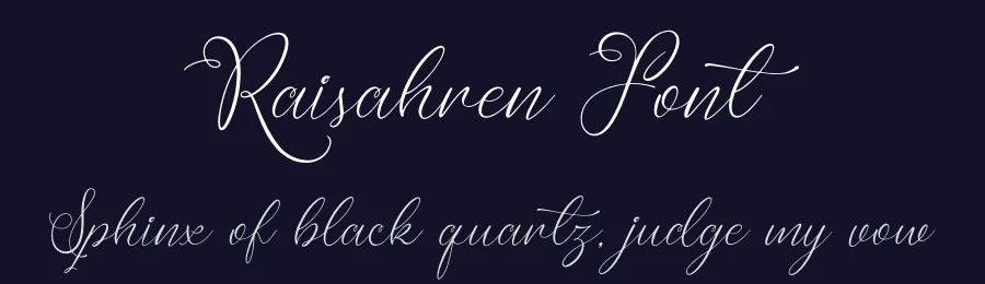 Raisahren Font by Denustudios — Script Handwritten Font — thumbnail 2