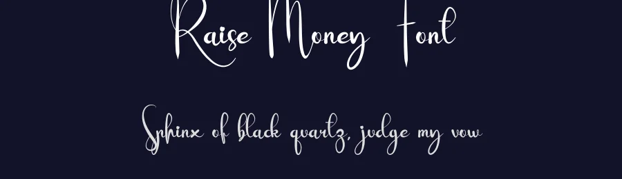 Raise Money Font by fahmistudio99 — Script Handwritten Font — thumbnail 2