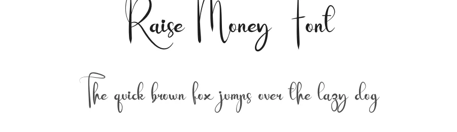 Raise Money Font by fahmistudio99 — Script Handwritten Font