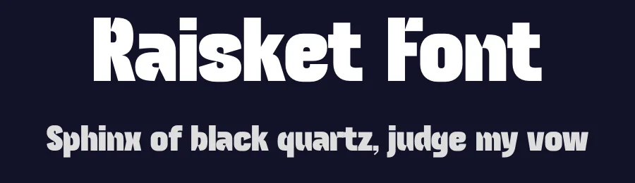 Raisket Font by timelesstype.co — Sans Serif Font — thumbnail 2