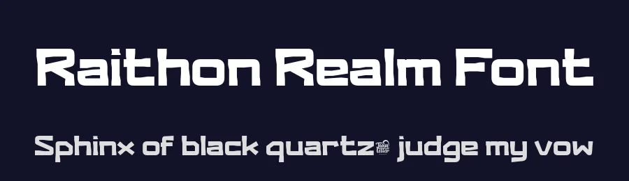 Raithon Realm Font by twinletter — Display Font — thumbnail 2