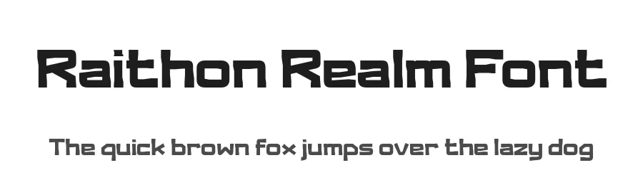 Raithon Realm Font by twinletter — Display Font