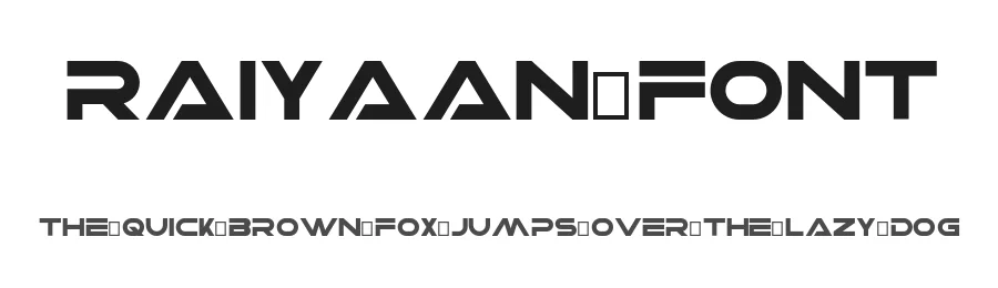Raiyaan Font by freelancerfataher — Display Font