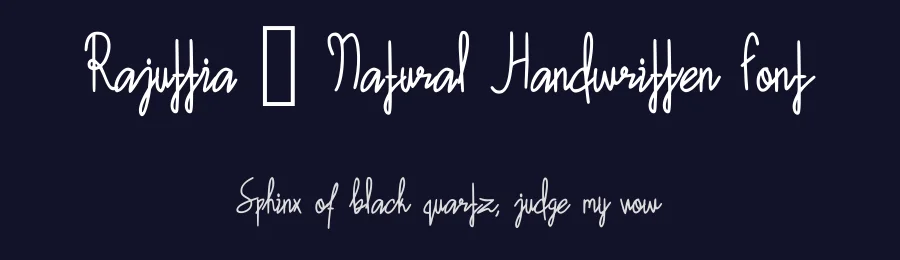 Rajuttia – Natural Handwritten Font by idealistudio — Serif Font — thumbnail 2