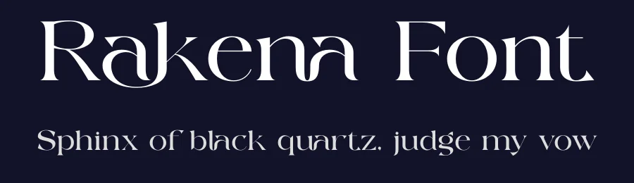 Rakena Font by SURATMI — Decorative Font — thumbnail 2