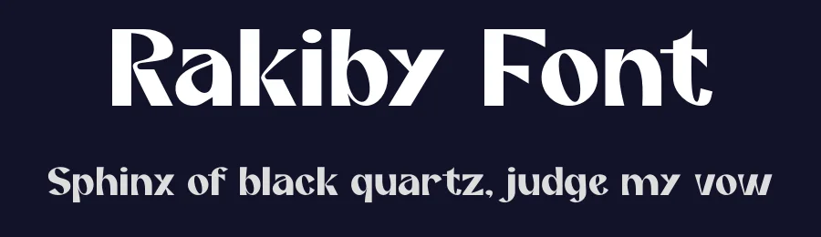 Rakiby Font by Marvadesign — Sans Serif Font — thumbnail 2