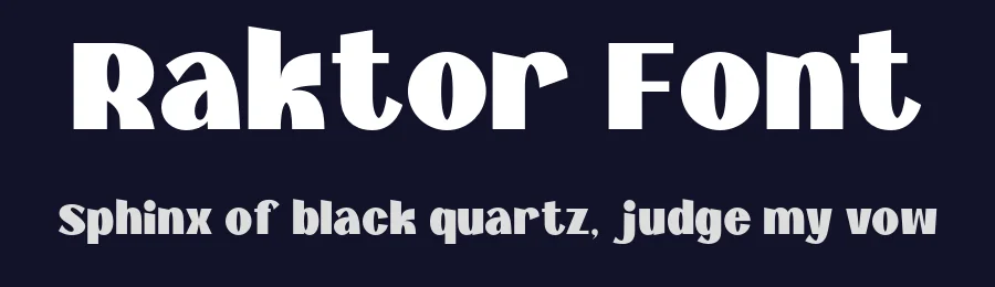 Raktor Font by roomspace.cl — Decorative Font — thumbnail 2