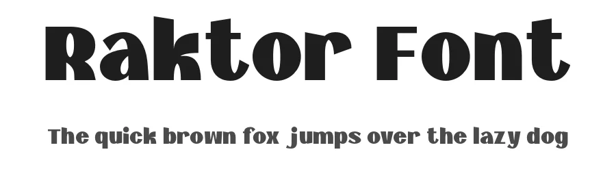 Raktor Font by roomspace.cl — Decorative Font