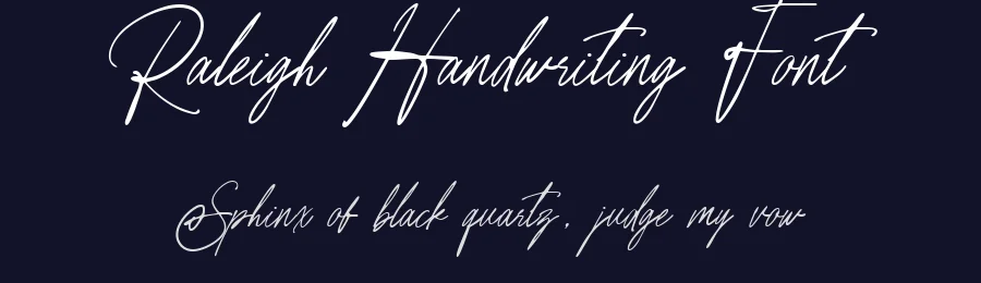 Raleigh Handwriting Font by baletype — Script Handwritten Font — thumbnail 2