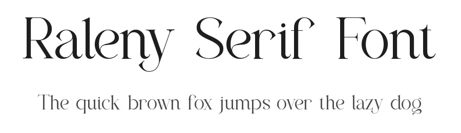 Raleny Serif Font by ErmediaStudio — Decorative Font