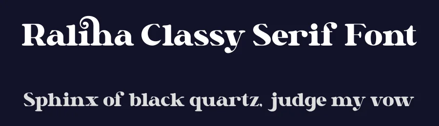 Raliha Classy Serif Font by Storytype — Serif Font — thumbnail 2
