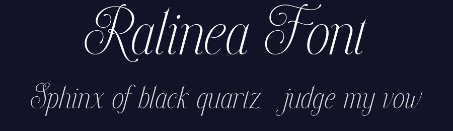 Ralinea Font by Flawless And Co — Script Handwritten Font — thumbnail 2