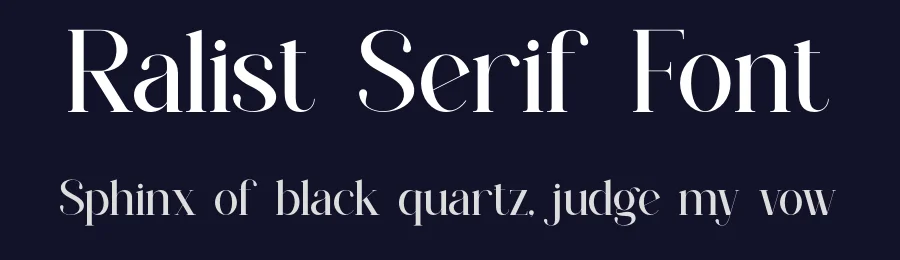 Ralist Serif Font by ErmediaStudio — Serif Font — thumbnail 2