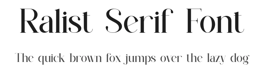 Ralist Serif Font by ErmediaStudio — Serif Font