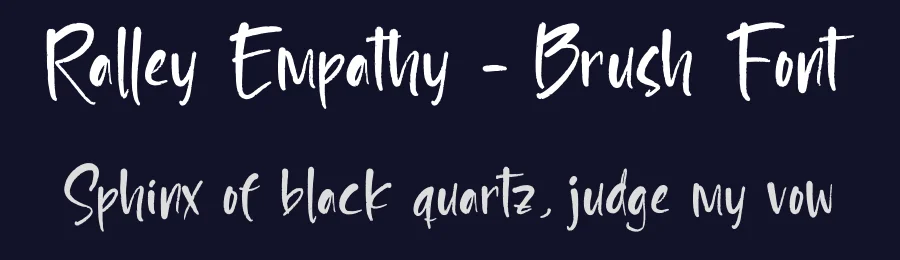Ralley Empathy – Brush Font by letterenastudios — Script Handwritten Font — thumbnail 2