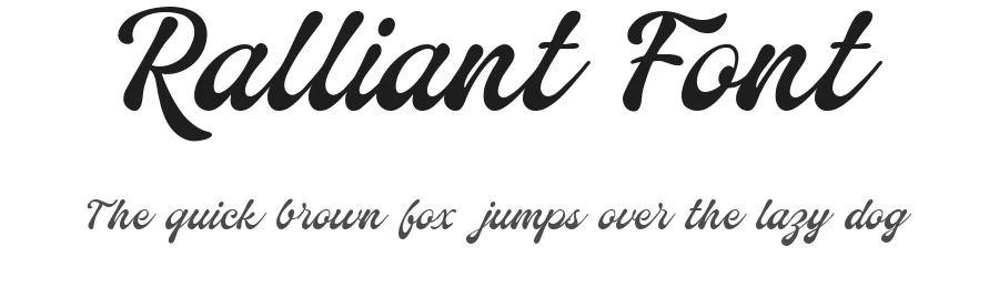 Ralliant Font by Lettermine — Script Handwritten Font