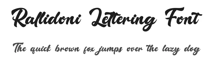 Rallidoni Lettering Font by Basnistudio — Script Handwritten Font