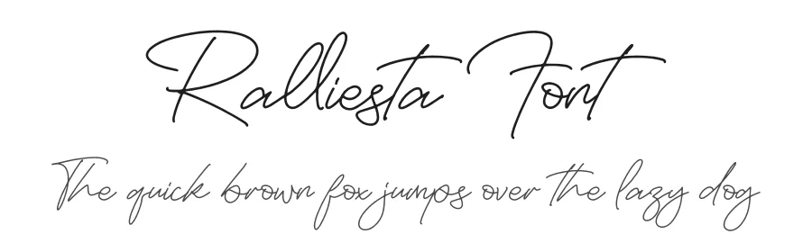 Ralliesta Font by perspectype — Script Handwritten Font