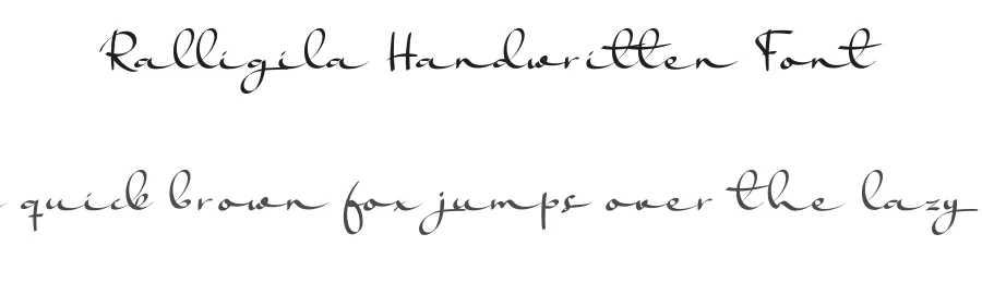 Ralligila Handwritten Font by andikastudio — Script Handwritten Font