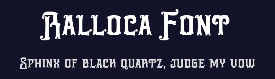 Ralloca Font by TypeClassHeroes — Blackletter Font — thumbnail 2