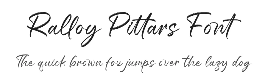 Ralloy Pittars Font by letterenastudios — Script Handwritten Font