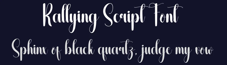 Rallying Script Font by creativeletter — Script Handwritten Font — thumbnail 2