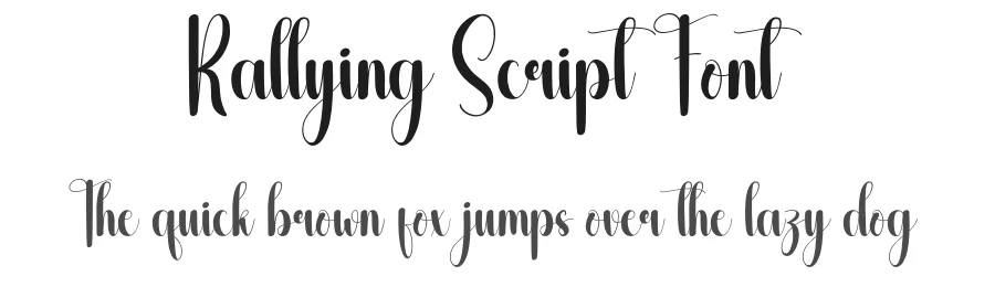 Rallying Script Font by creativeletter — Script Handwritten Font